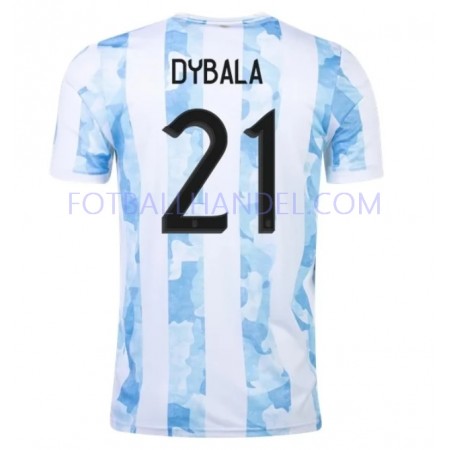 Herre Fotballdrakter Argentina Dybala 21 Hjemme 2021 Kortermet